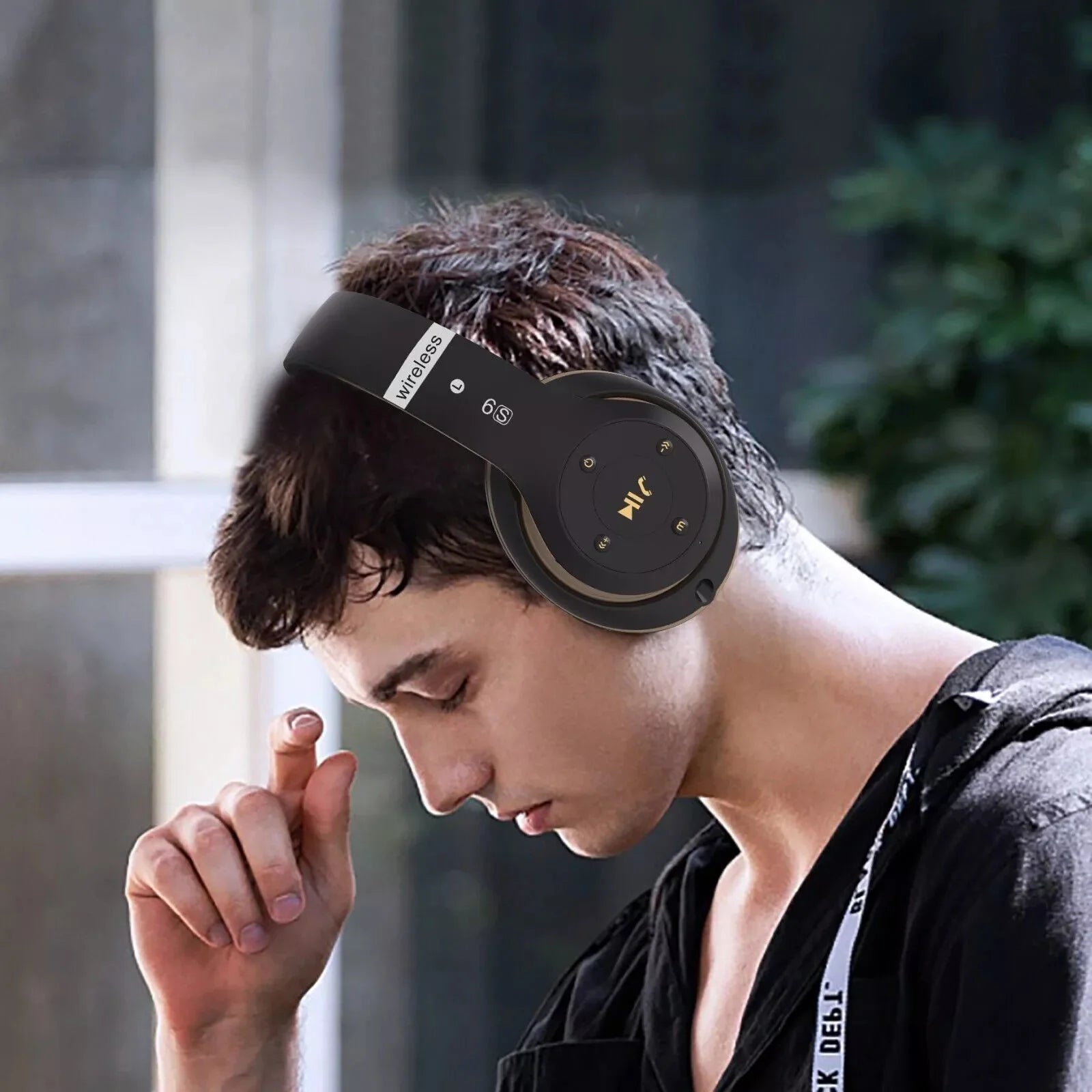 Wireless Headphones Bluetooth Noise Cancelling Stereo Earphones over Ear Headset